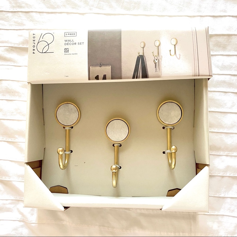 Project 62 Marble & Gold 3 piece Wall Decor Set